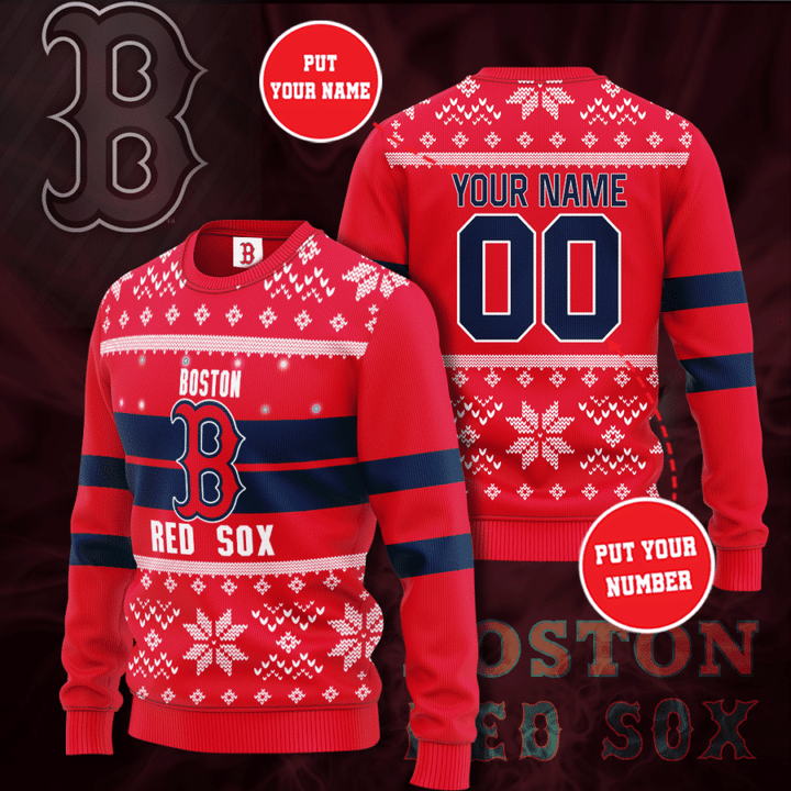 Personalized Boston Red Sox MLB Ugly Sweater