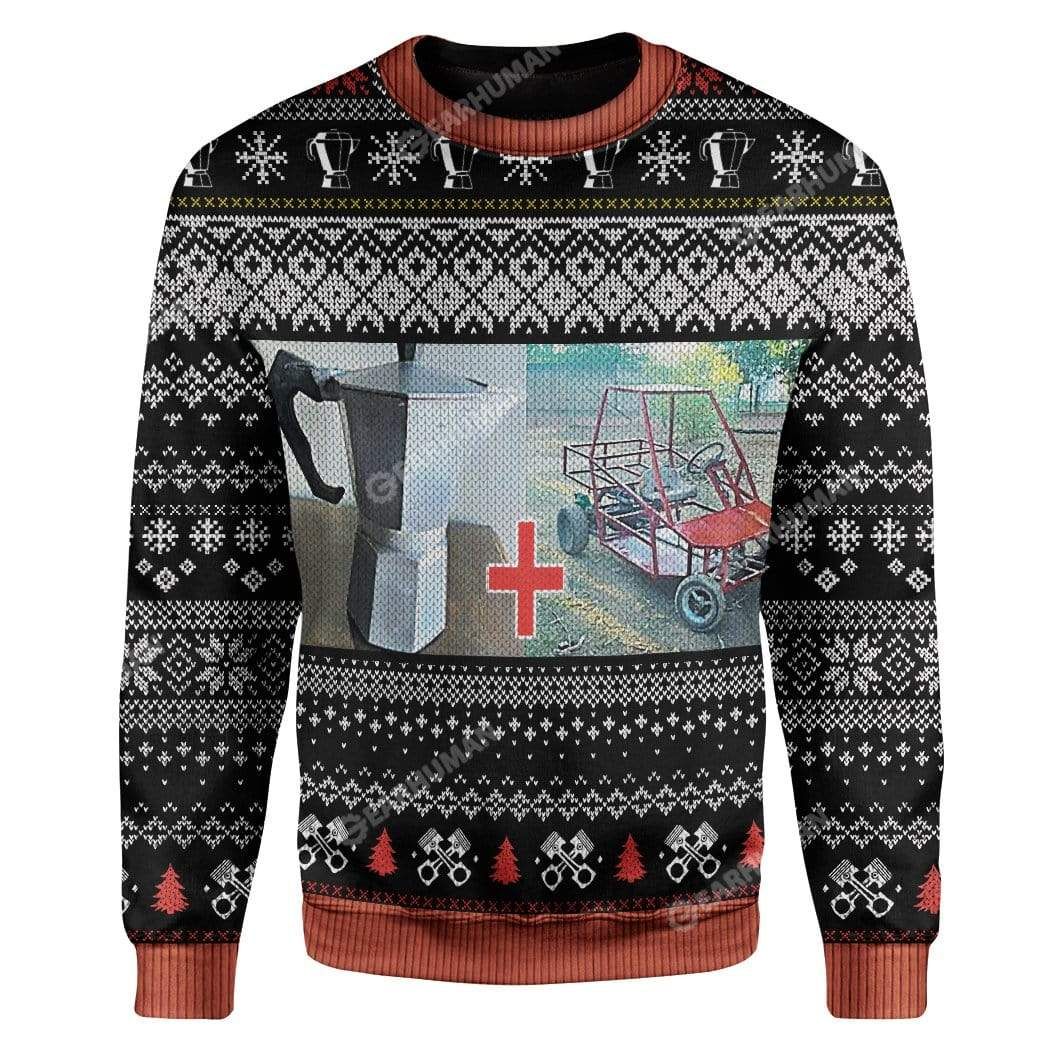 Cybertruck black Christmas Sweater