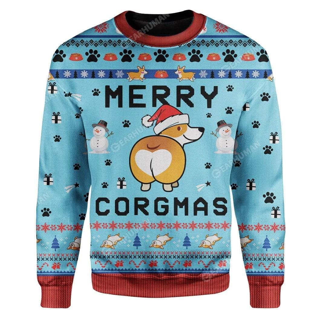 Corgi Merry Corgmas Christmas Sweater