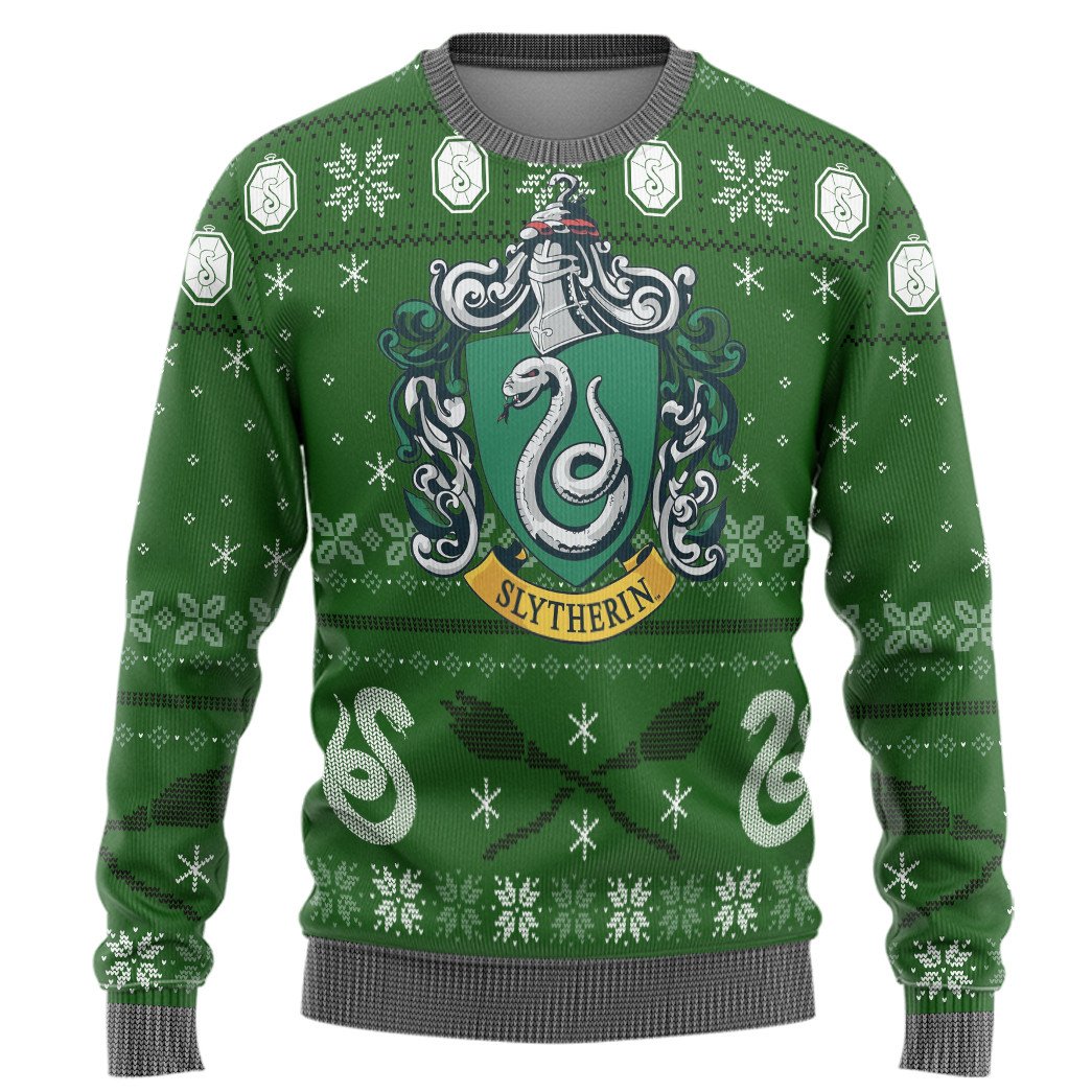 Harry Potter Slytherin green Christmas Sweater