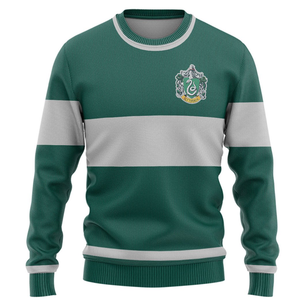 Harry Potter Slytherin Quidditch Christmas Sweater