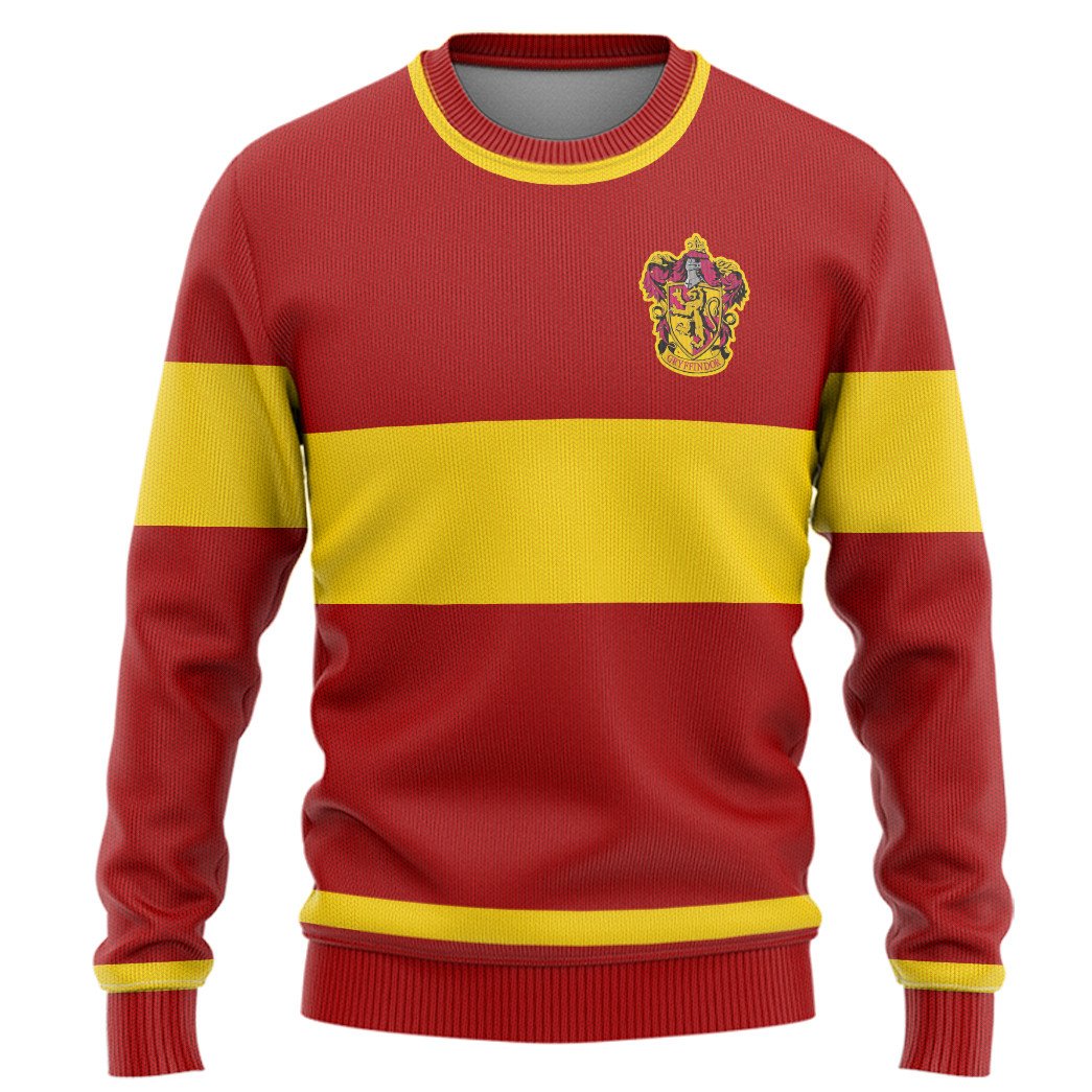 Harry Potter Gryffindor Quidditch Christmas Sweater