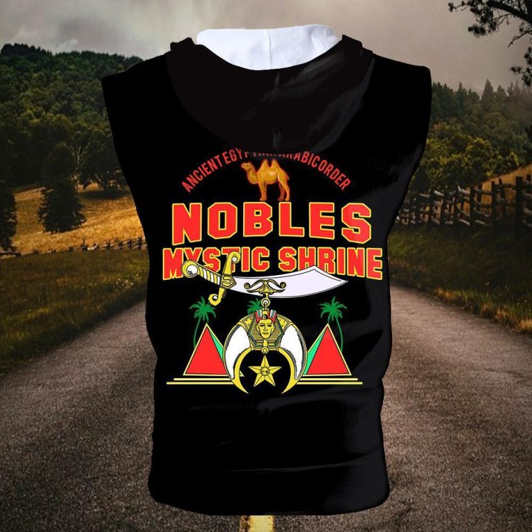 Nobles Mystic Shriners Sleeveless Zip Hoodie