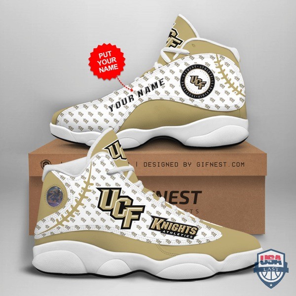 UCF Knights Air Jordan 13 Custom Name Personalized Shoes