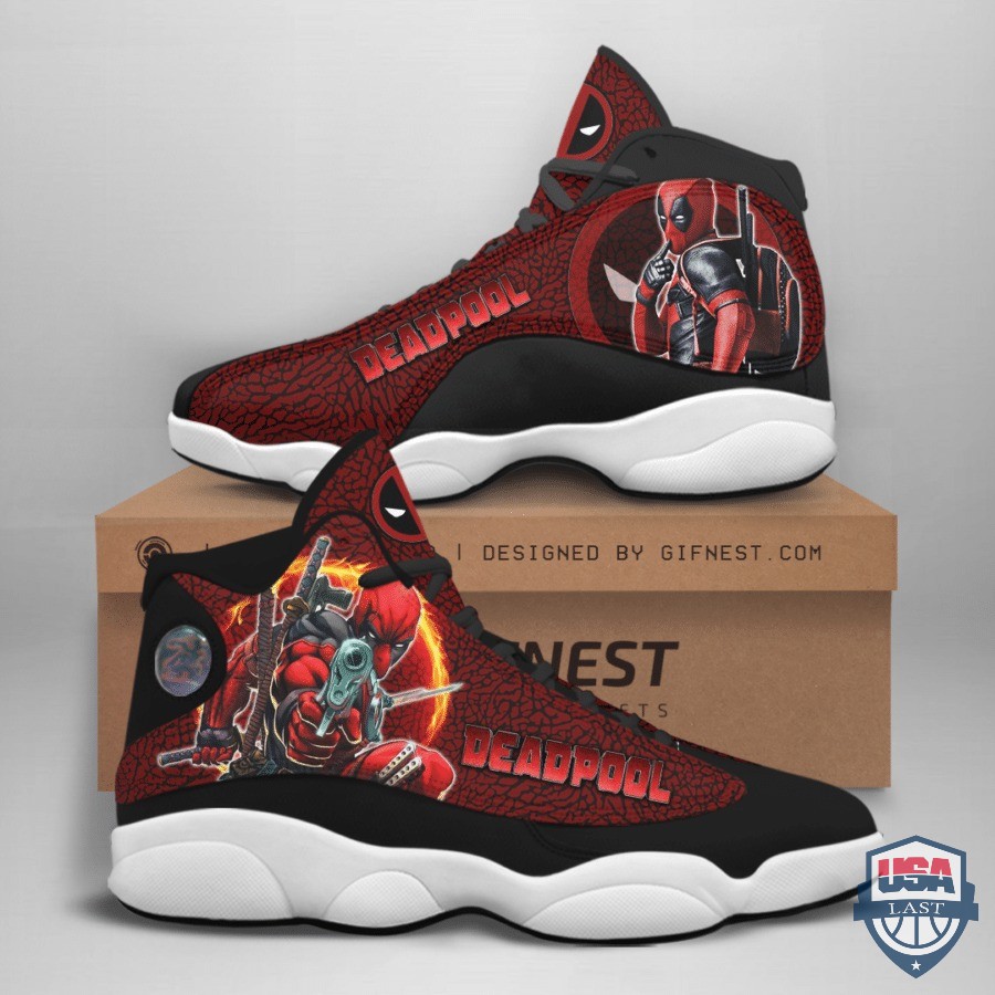 Deadpool Shoes Air Jordan 13 Sneaker
