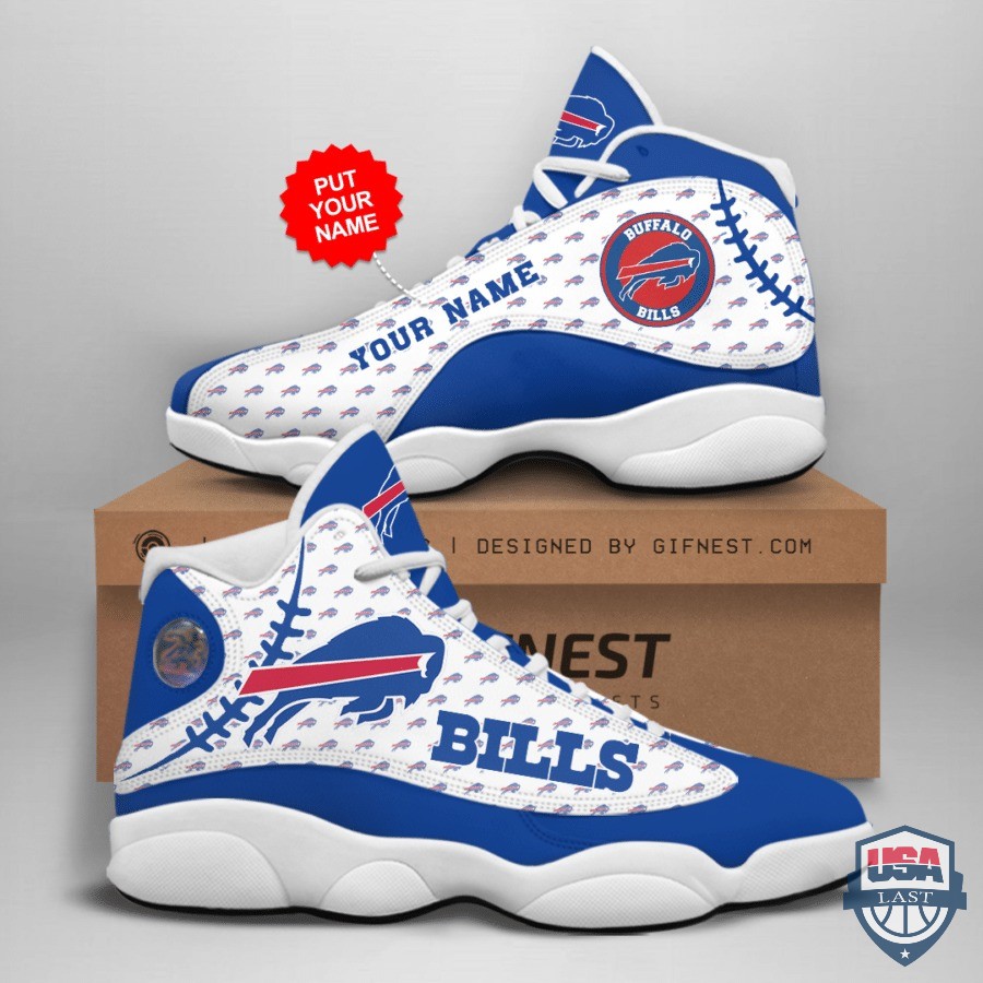 Personalized Shoes Buffalo Bills Air Jordan 13 Custom Name