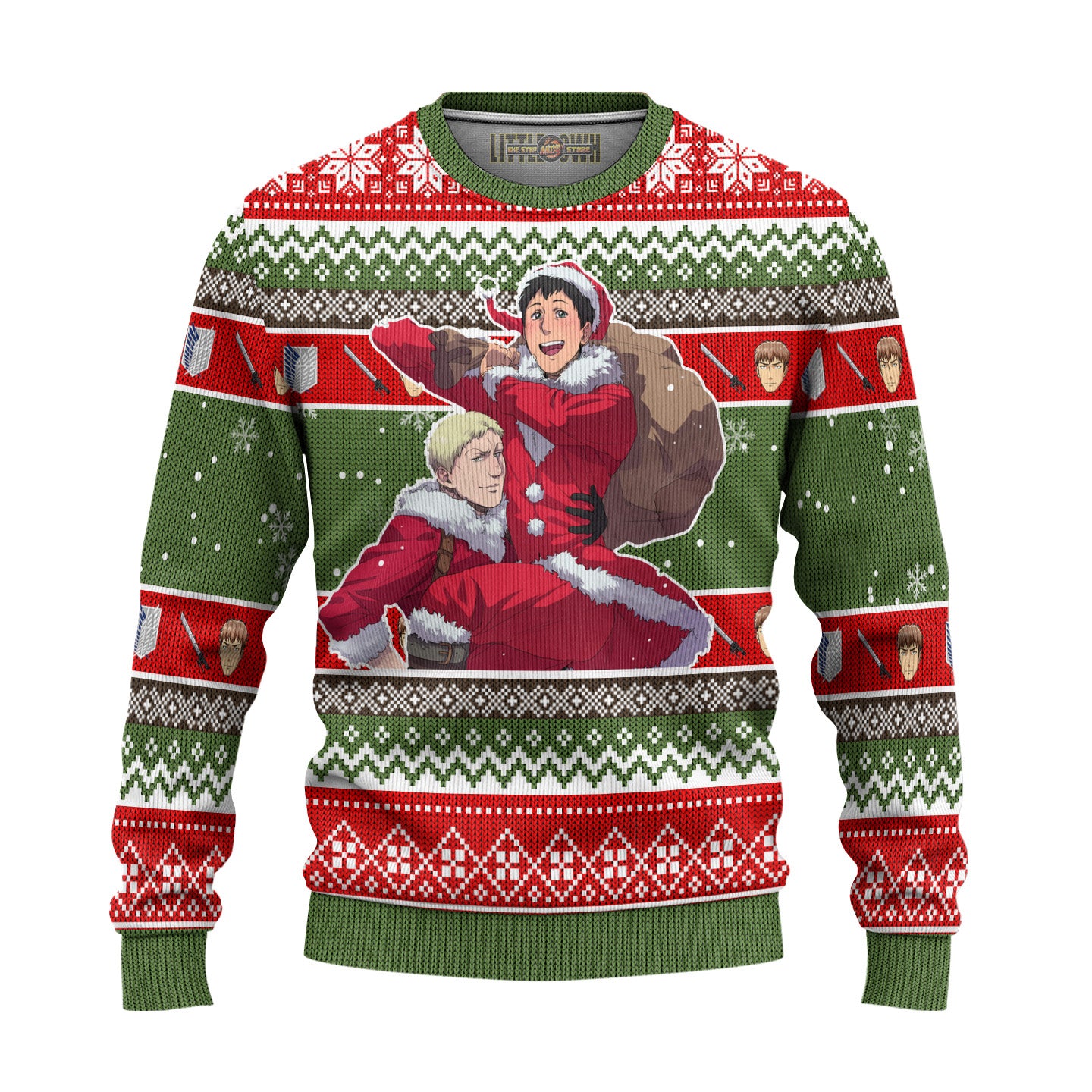 Jean Kirstein Attack on Titan Anime Ugly Christmas Sweater Gift For Fans