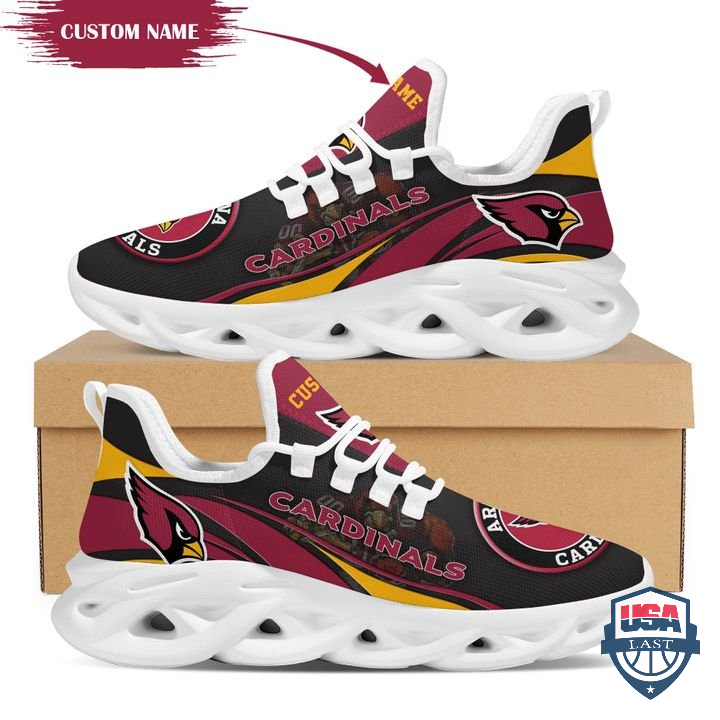 Arizona Cardinals Mascot Custom Name Max Soul Sneaker 29
