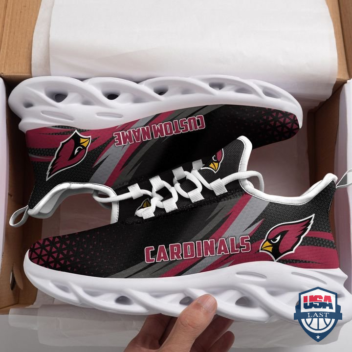 Arizona Cardinals Triangle Custom Name Max Soul Sneaker Shoes 51