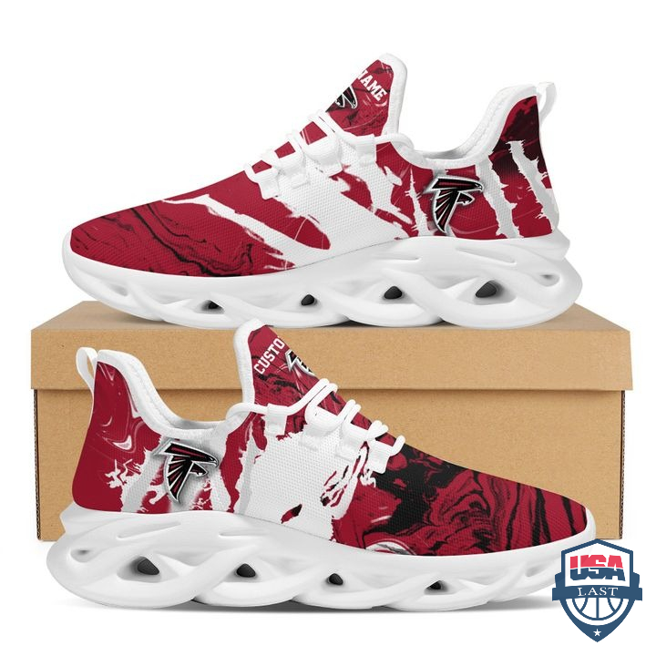 Atlanta Falcons Custom Name Max Soul Clunky Sneaker 25