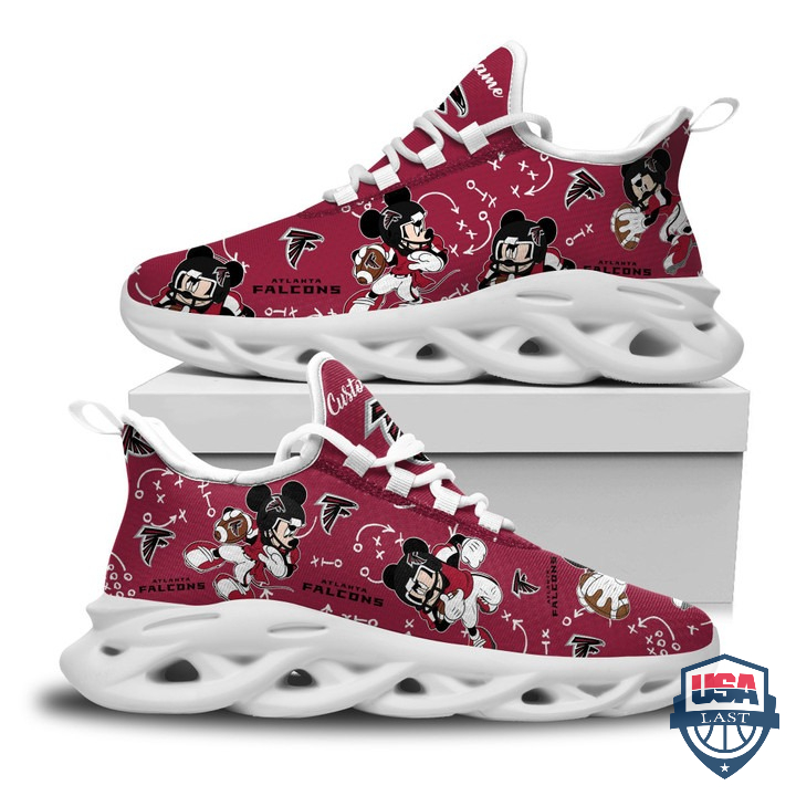Atlanta Falcons Mickey Mouse Custom Name Max Shoes Sneaker