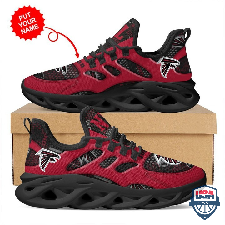 Atlanta Falcons Personalized Name Max Soul Sneakers 30