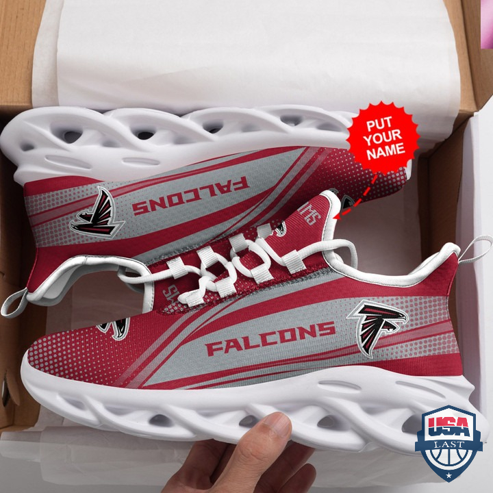 Atlanta Falcons Running Sport Shoes Personalized Name