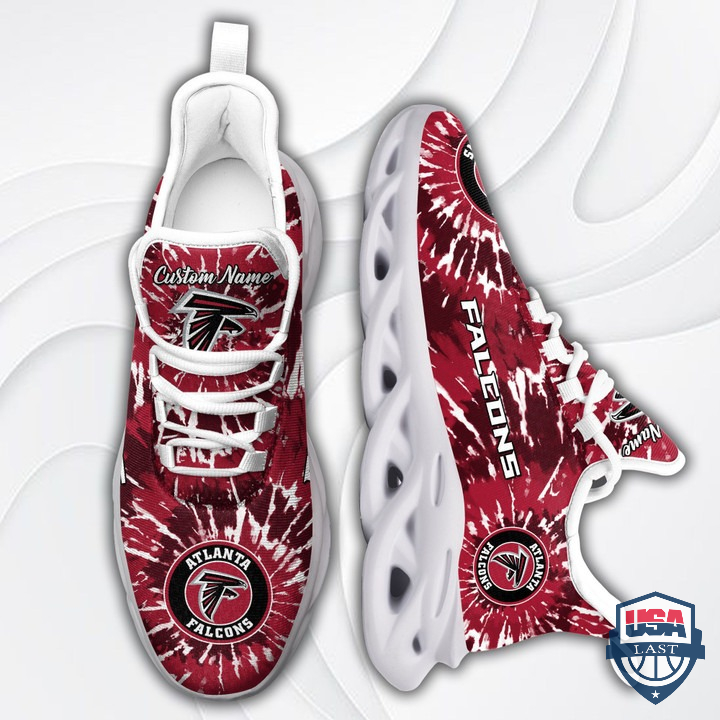 Atlanta Falcons Tie Dye Custom Name Max Shoes Sneaker Shoes