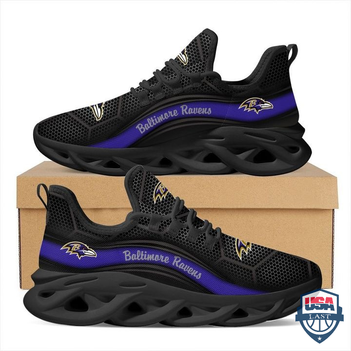 Baltimore Ravens Max Soul Sneakers Running Sports Shoes 11