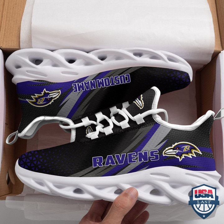 Baltimore Ravens Triangle Custom Sneaker Running Shoes 54
