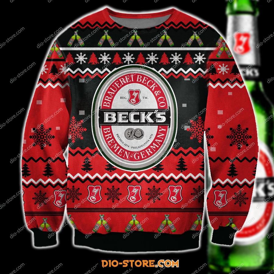 Beck’s Beer Christmas Sweater