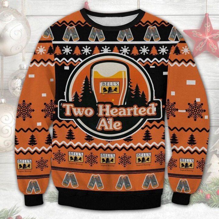 Bell’s Two Hearted Double Ipa Ugly Christmas Sweater