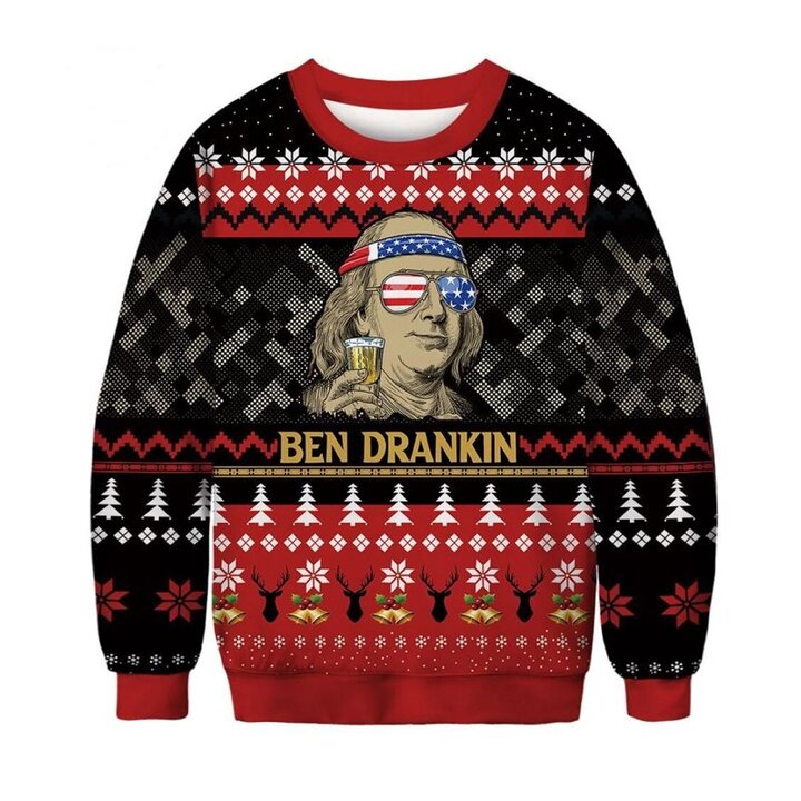 Ben Drankin Ugly Christmas Sweater