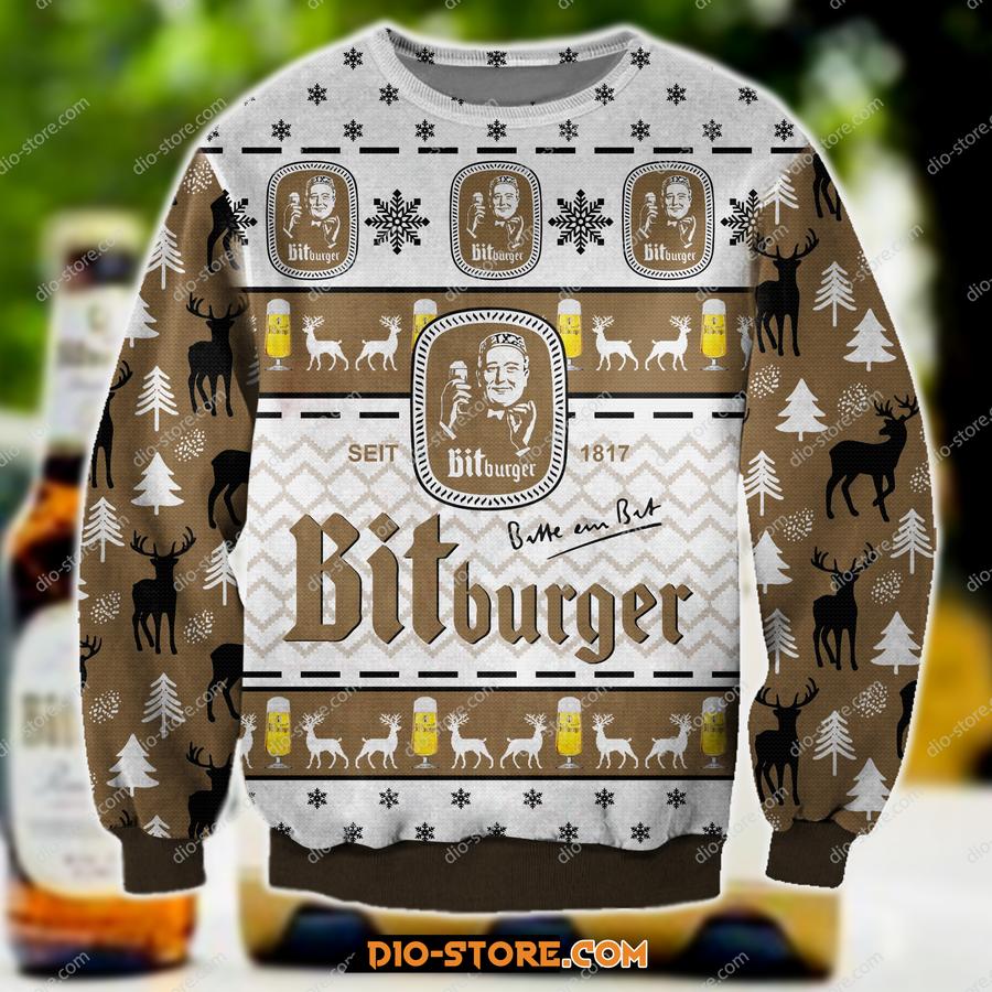 Bitburger Seit 1817 deer Christmas Sweater