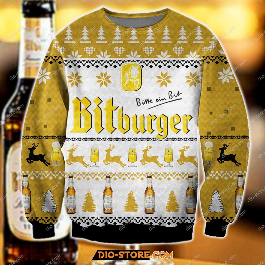 Bitburger bitte ein bit yellow Christmas Sweater