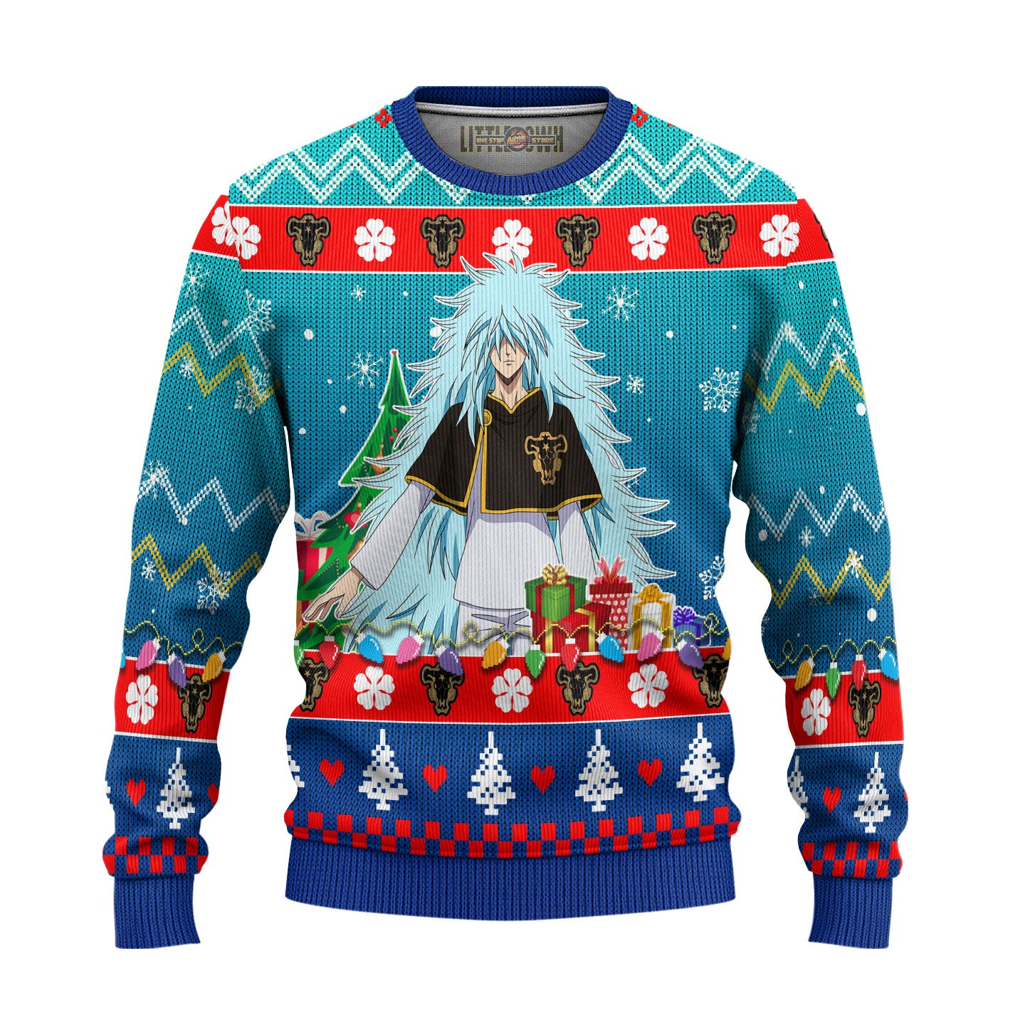 Henry Legolant Anime Ugly Christmas Sweater Black Clover Gift For Fans