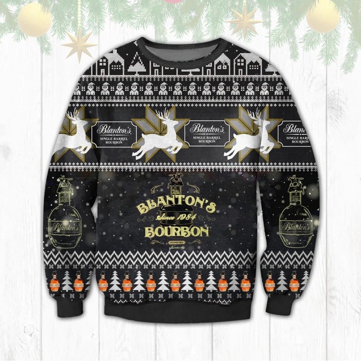 Blanton’s Bourbon Christmas Ugly Sweater