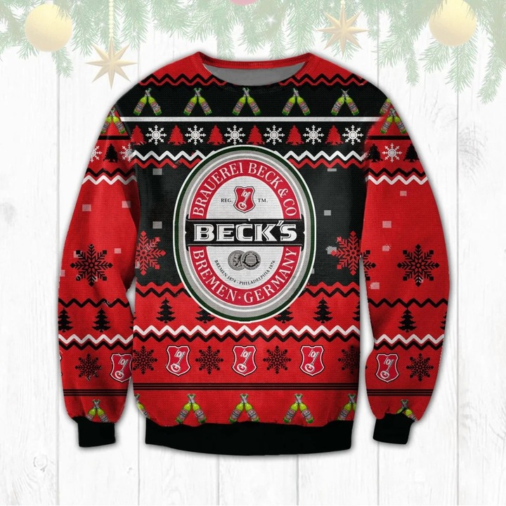 Brauerei Beck & Co 3D Ugly Sweater
