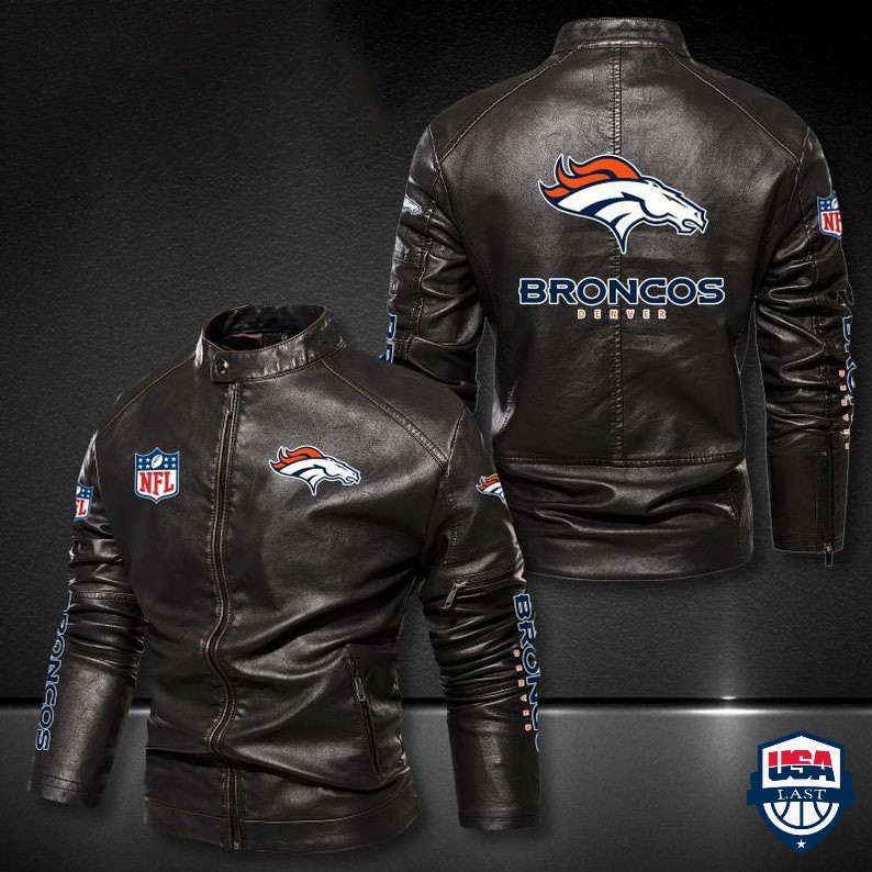 Broncos Denver NFL Motor Leather Jacket