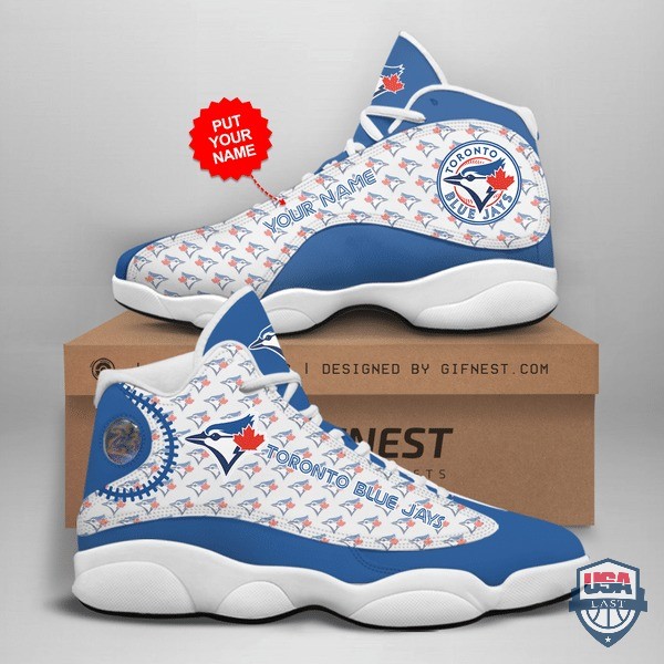 Personalized Shoes Toronto Blue Jays Air Jordan 13 Custom Name