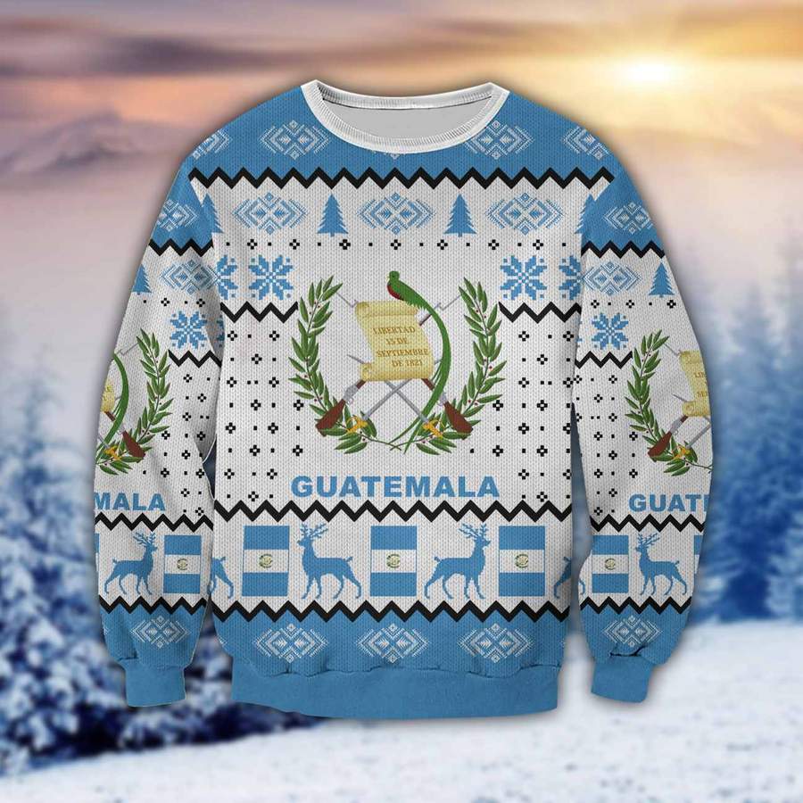 Coat of arms of Guatemala Christmas Sweater