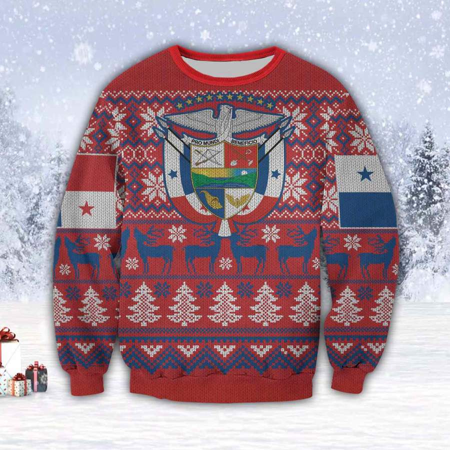 Coat of arms of Panama Christmas Sweater