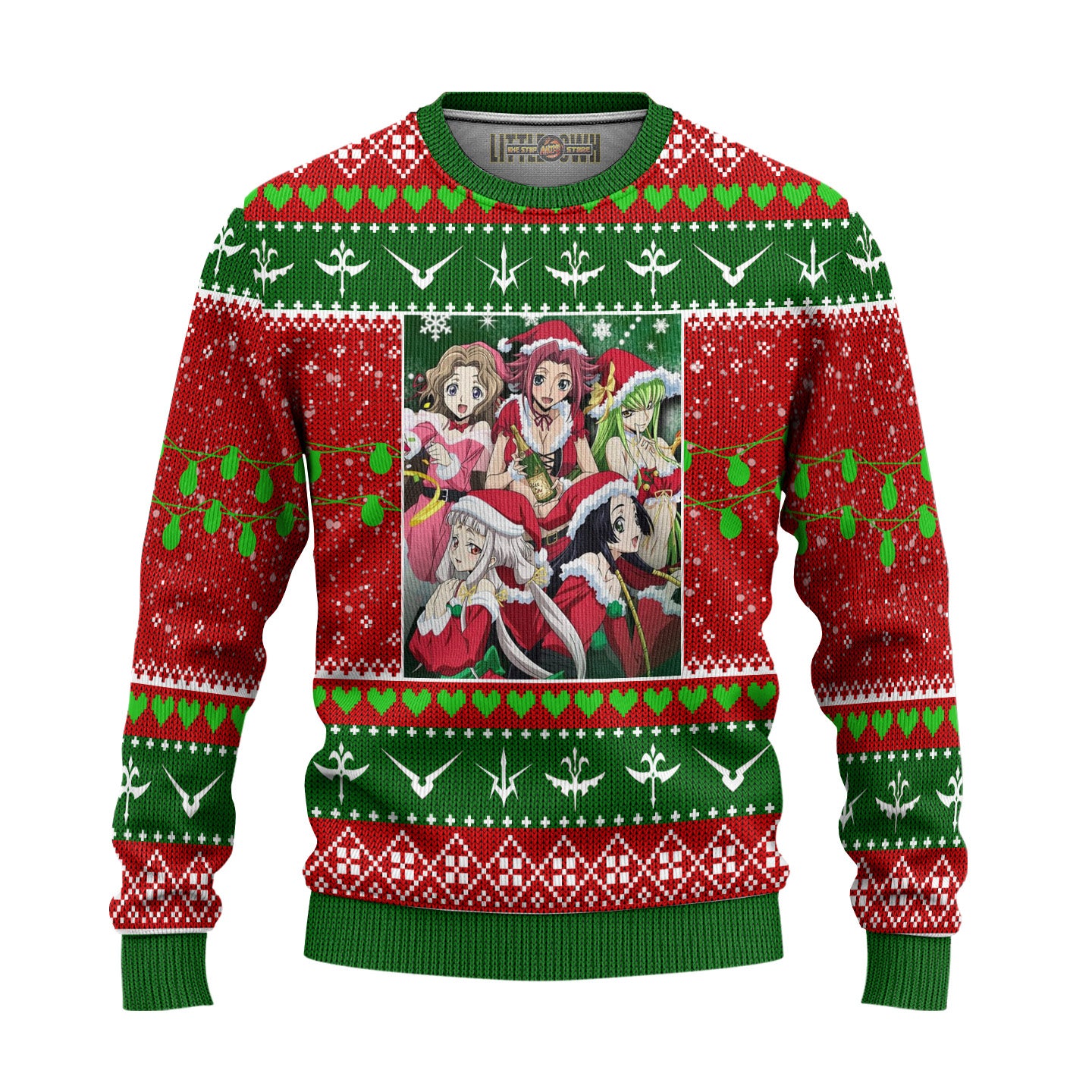 Code Geass Anime Ugly Christmas Sweater Custom Characters Gift For Fans