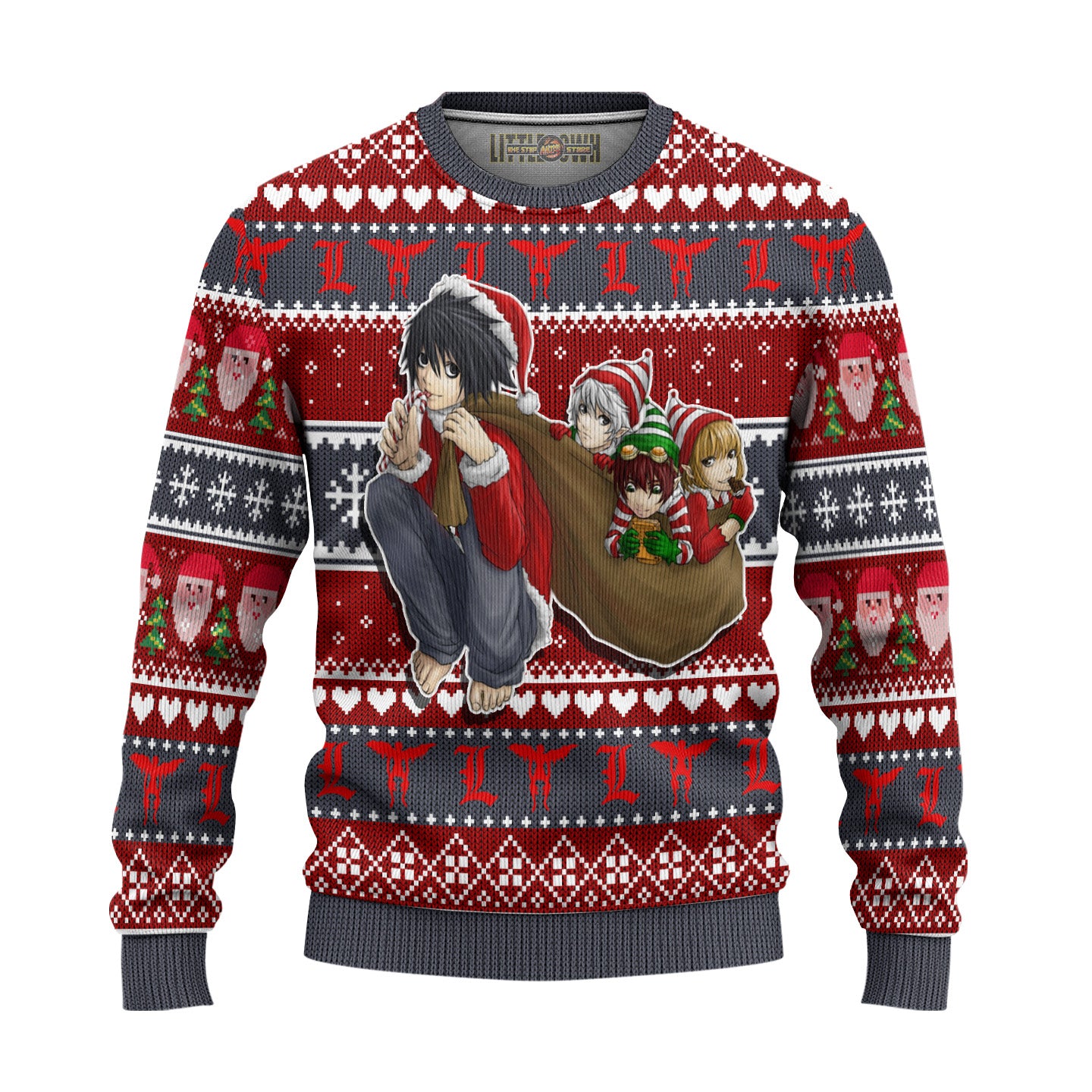 Death Note Anime Ugly Christmas Sweater Custom Gift For Fans