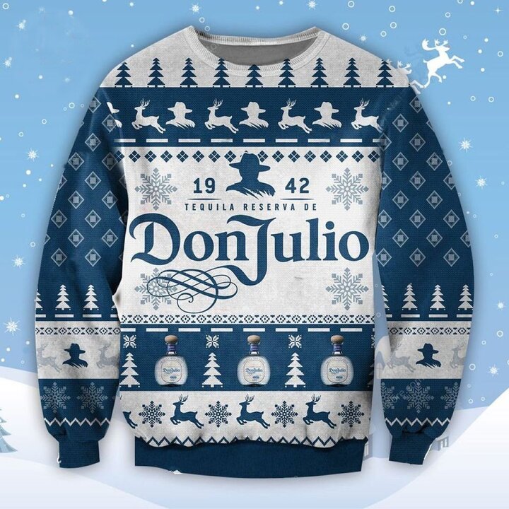 Don Julio Tequila Ugly Christmas Sweater