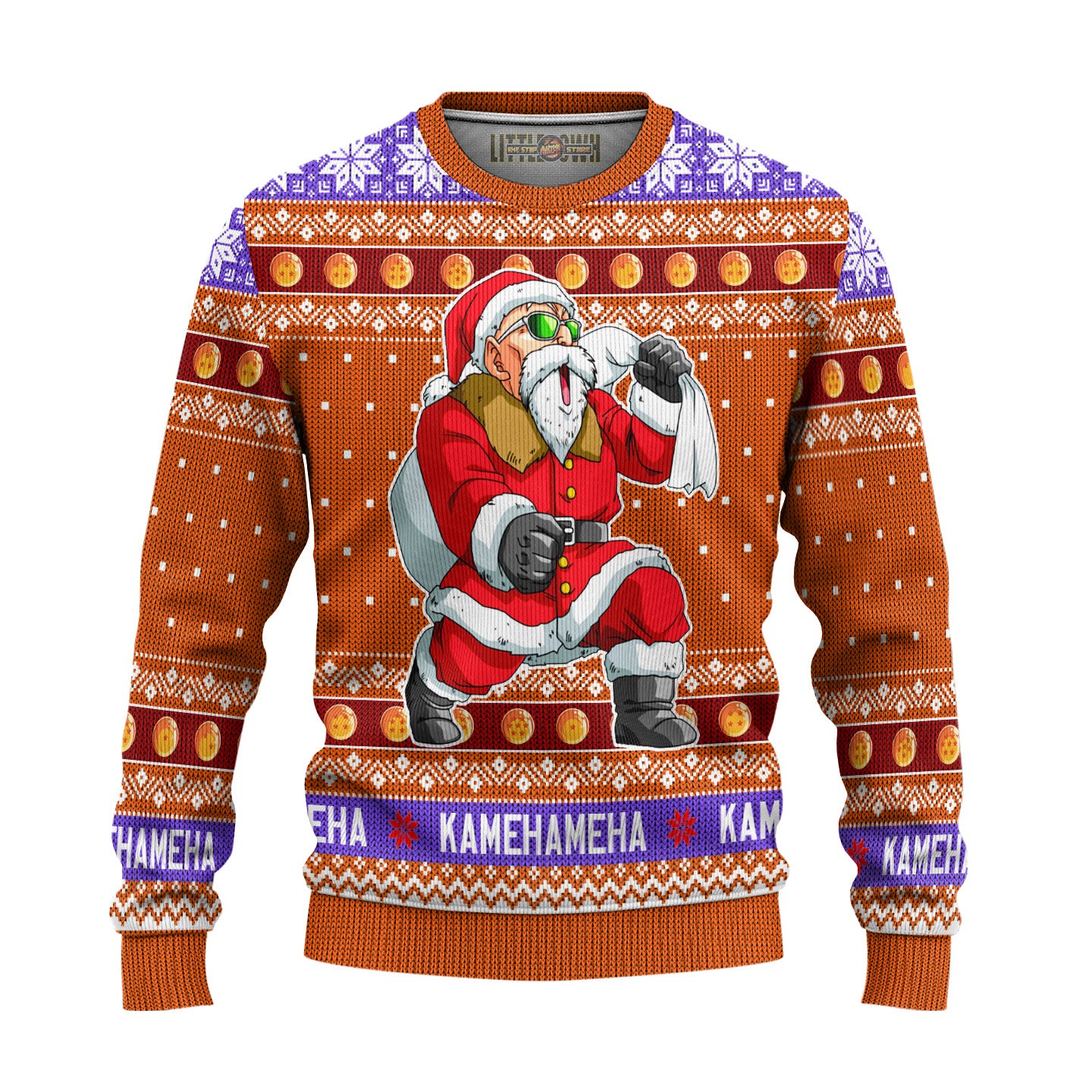 Master Roshi Dragon Ball Anime Ugly Christmas Sweater Gift For Fans