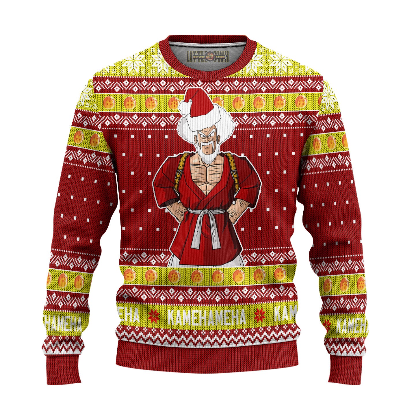 Mr Satan Dragon Ball Anime Ugly Christmas Sweater Gift For Fans