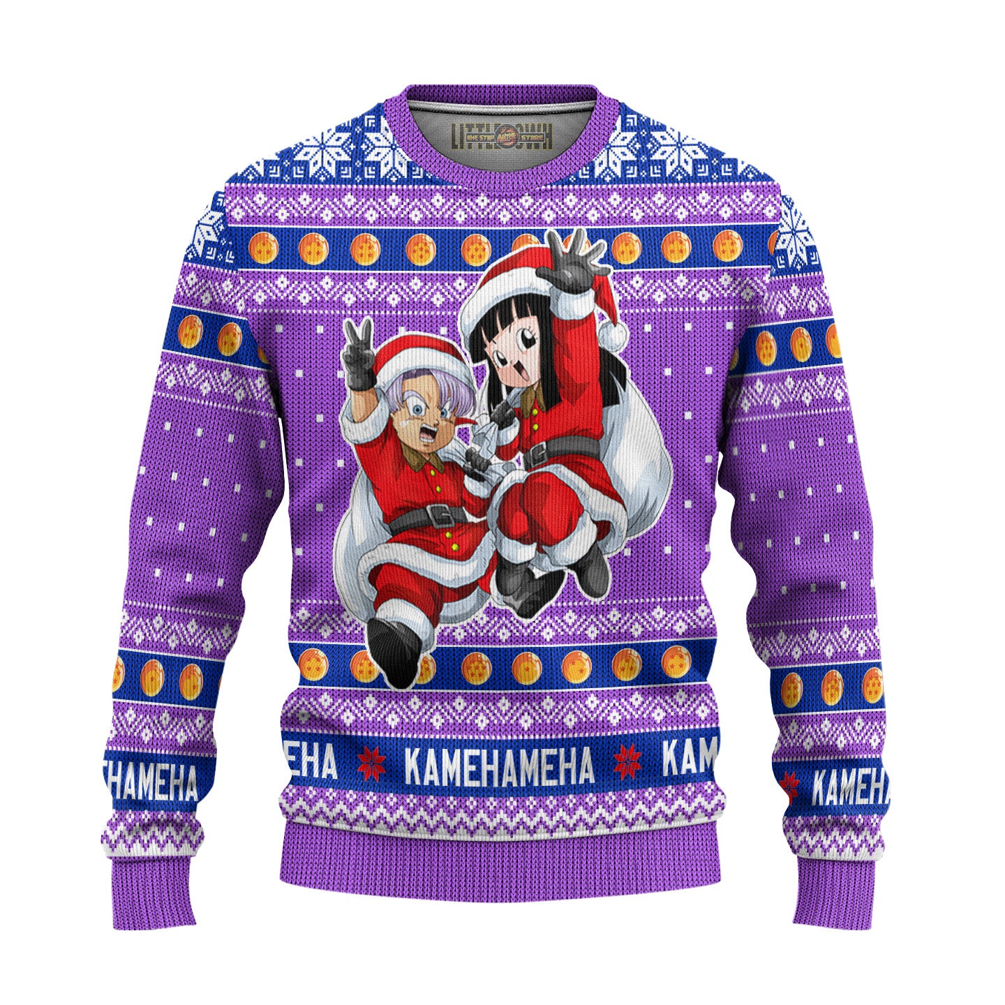 Trunks x Mai Dragon Ball Anime Ugly Christmas Sweater Gift For Fans