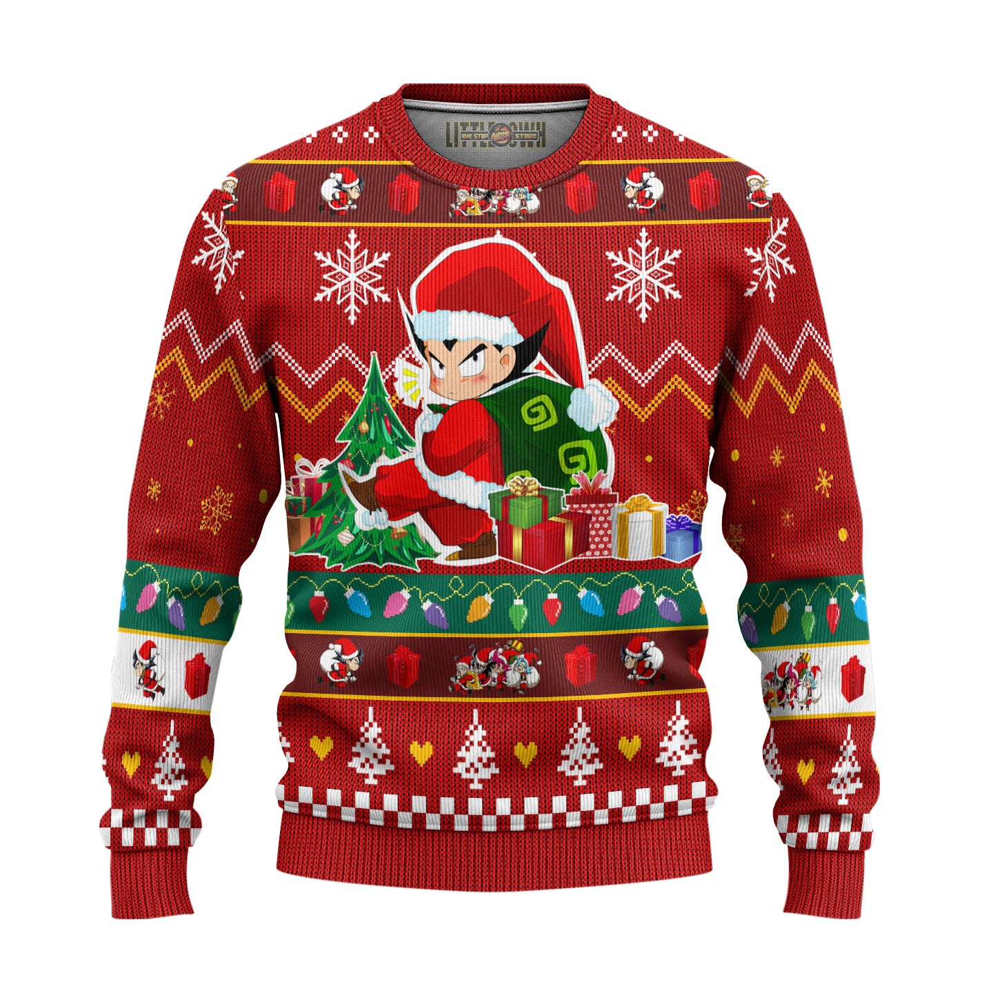 Vegeta Anime Ugly Christmas Sweater Dragon Ball Gift For Fans