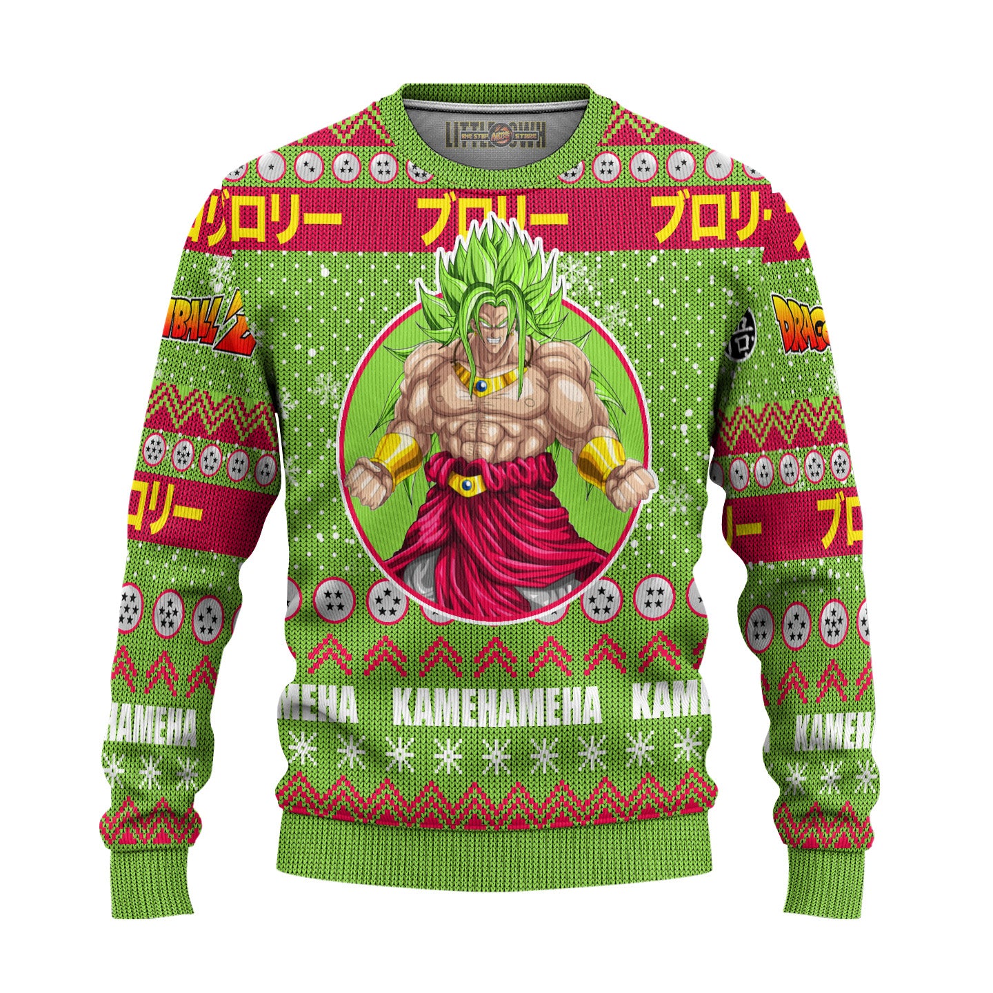 Broly Anime Ugly Christmas Sweater Dragon Ball Z Gift For Fans