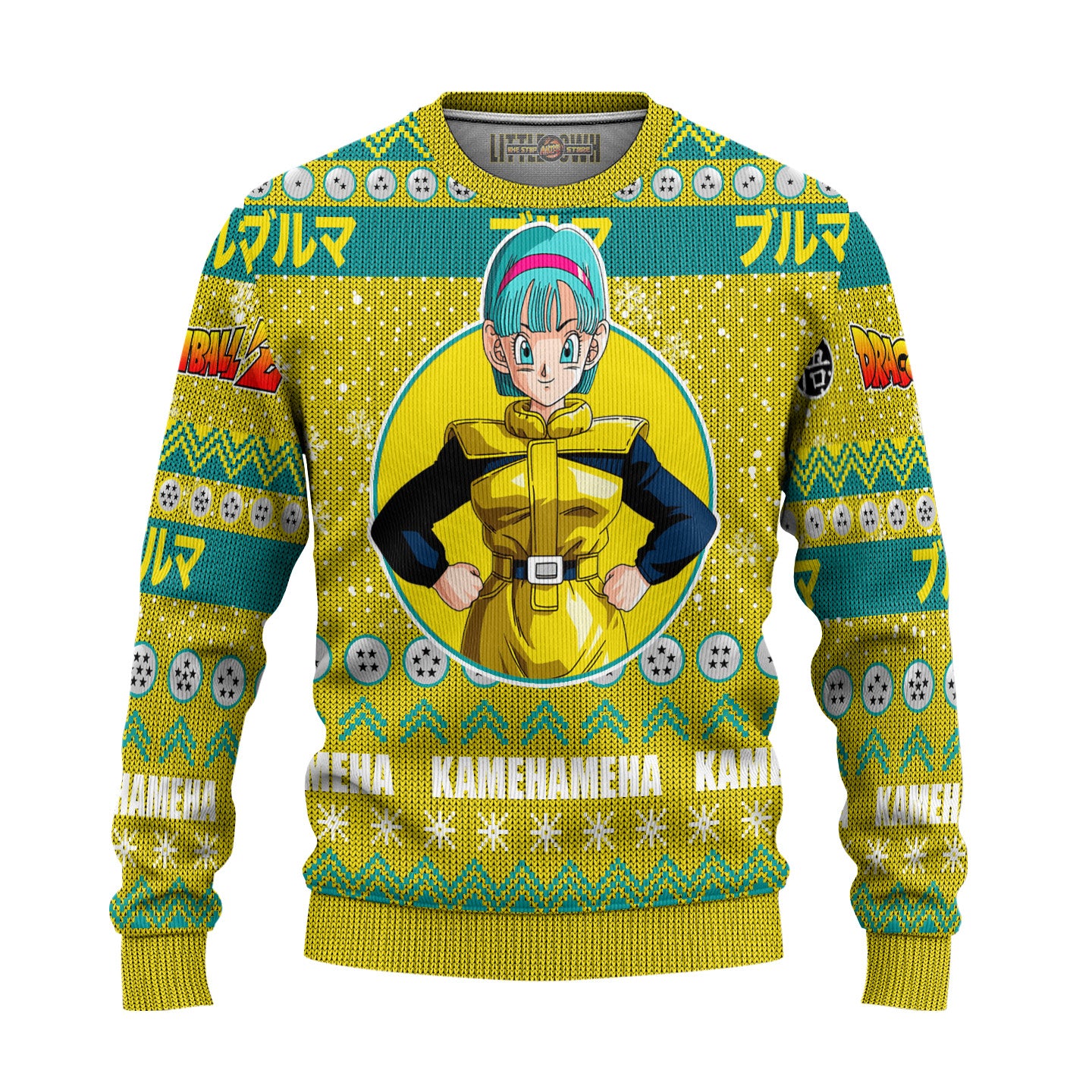 Bulma Anime Ugly Christmas Sweater Dragon Ball Z Gift For Fans