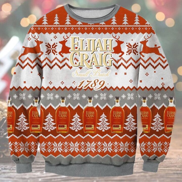 Elijah Craig Small Batch Ugly Christmas Sweater