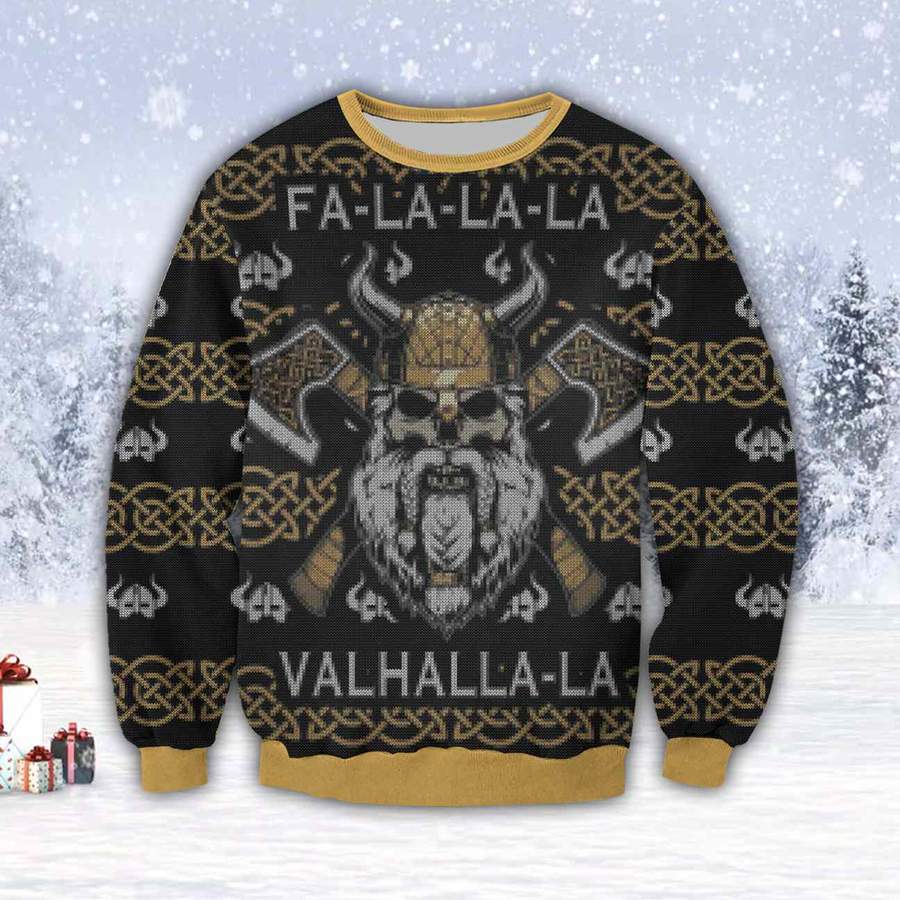 Fa-La-La-La Viking Christmas Sweater