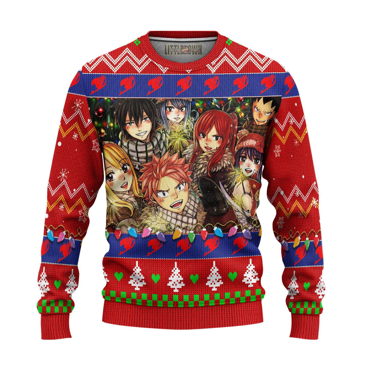 Fairy Tail Anime Ugly Christmas Sweater Custom Gift For Fans
