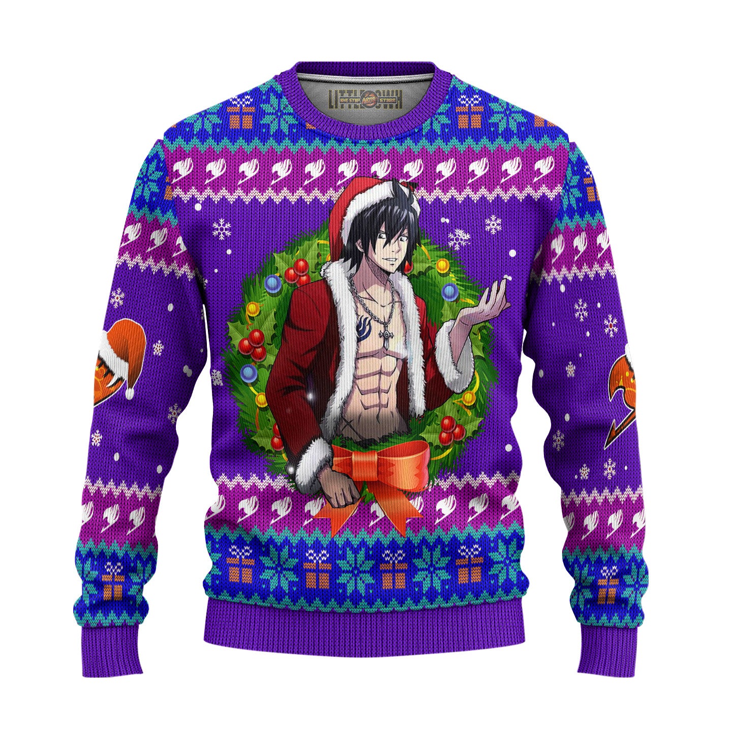 Gray Fullbuster Anime Ugly Christmas Sweater Custom Fairy Tail Gift For Fans