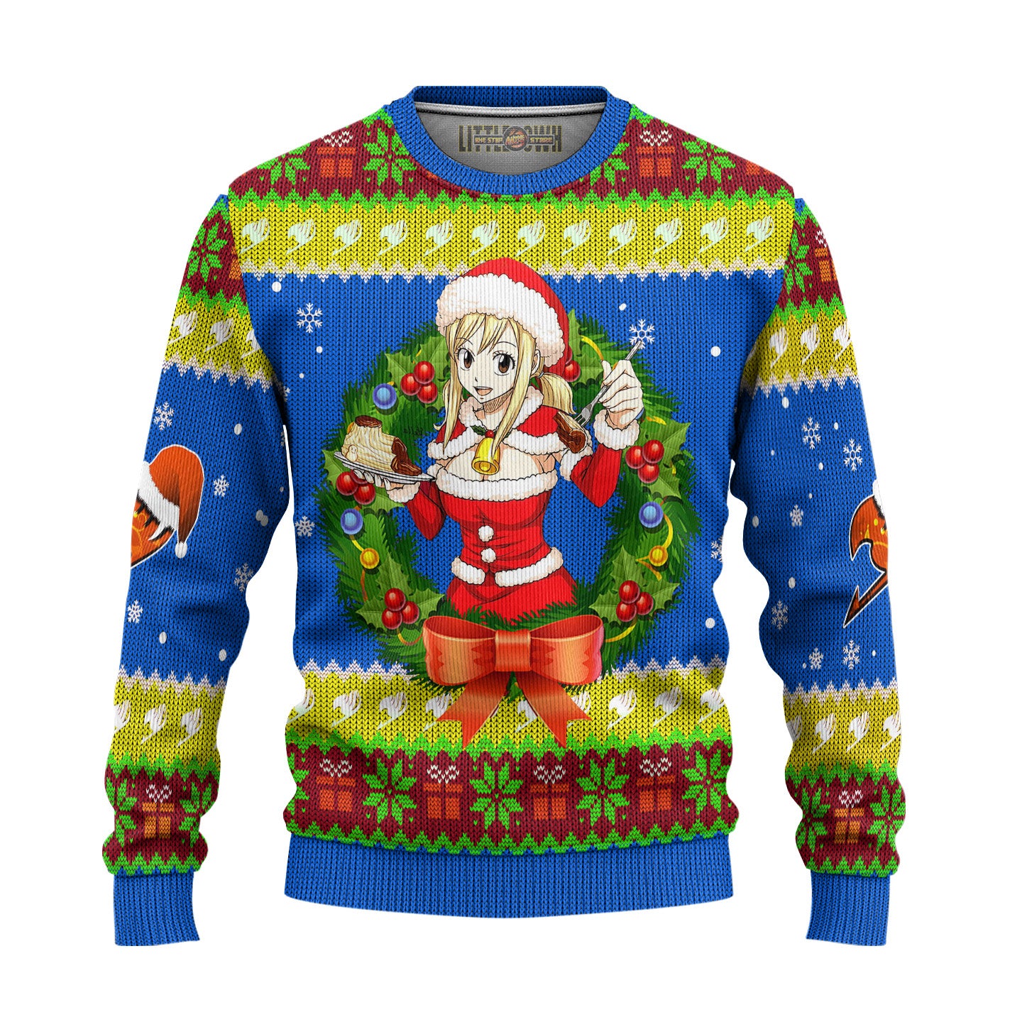 Lucy Heartfilia Anime Ugly Christmas Sweater Custom Fairy Tail Gift For Fans