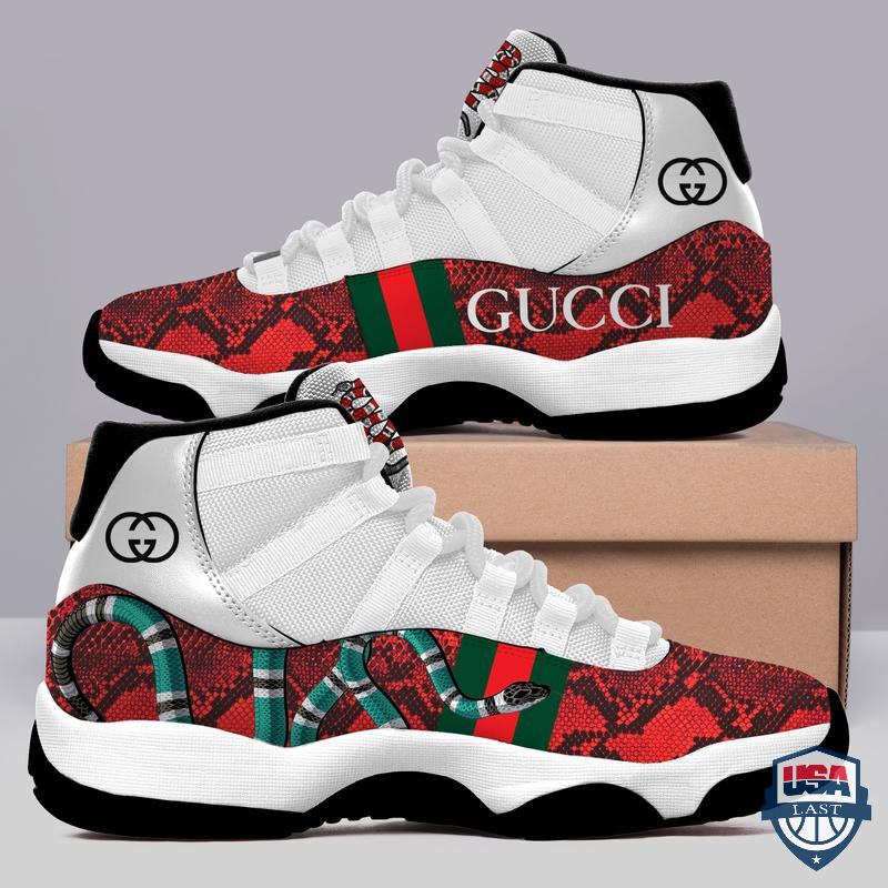 Gucci Brand Snake Air Jordan 11 Sneaker • Vietnamreflections shop