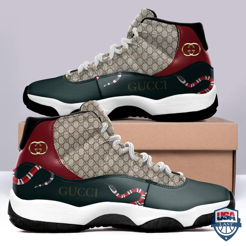 Gucci Luxury Brand Air Jordan 11 Shoes Sport Sneaker