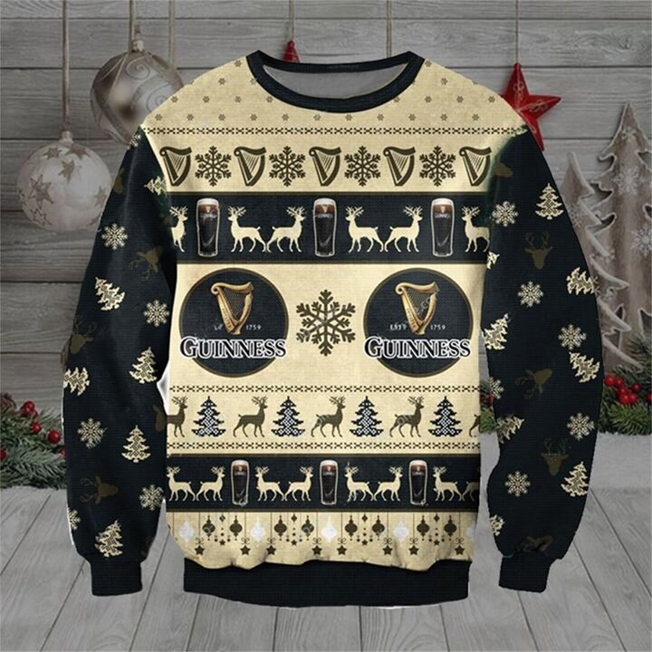 Guinness Beer Ugly Knitted Sweater