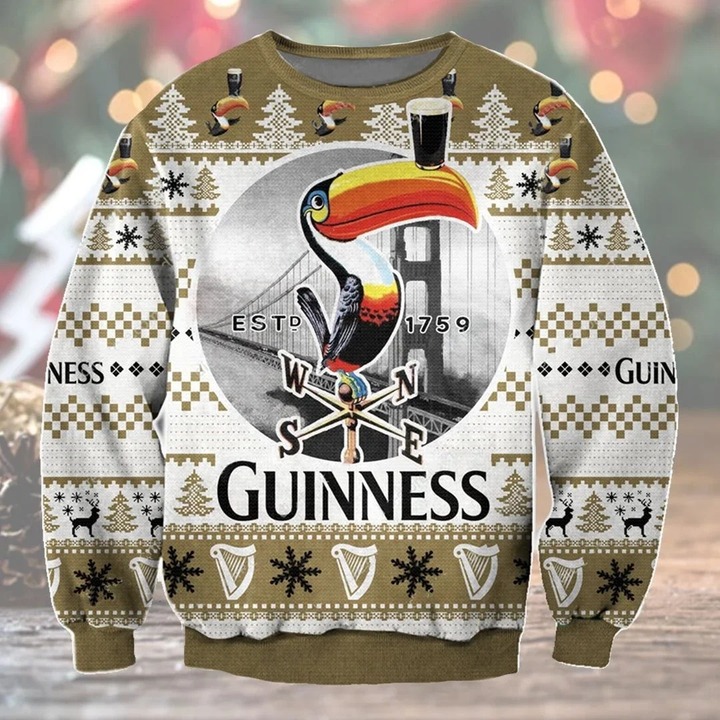 Guinness EST 1759 Christmas Ugly Sweater